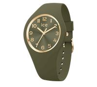 Quarzuhr ICE-WATCH "ICE champagne", grün (grün, grün, grün), Armbanduhren, Damen, Quarzuhr, Armbanduhr, Damenuhr, Silikonarmband, analog (28734020-0) grün, grün, grün