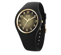 Quarzuhr ICE-WATCH "ICE champagne", schwarz (schwarz, schwarz, schwarz), Armbanduhren, Damen, Quarzuhr, Armbanduhr, Damenuhr, Silikonarmband, analog (39396723-0) schwarz, schwarz, schwarz