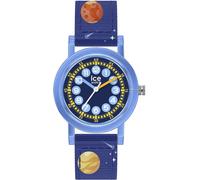 Quarzuhr ICE-WATCH "ICE learning - Boy - Extra Small - 3H", blau (dunkelblau), Armbanduhren, Herren, Quarzuhr, Armbanduhr,Kinderuhr,Lernuhr,Jungen,Schulanfang,Geschenkidee,Weltall (51766611-0)