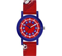 Quarzuhr ICE-WATCH "ICE learning - Boy - Extra Small - 3H", rot, Armbanduhren, Herren, Quarzuhr, Armbanduhr,Kinderuhr,Lernuhr,Jungen,Schulanfang,Geschenkidee,Fußball (64728204-0)
