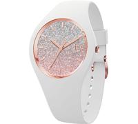 Quarzuhr ICE-WATCH "ICE lo - S37 - 3H", weiß, Armbanduhren, Damen, Quarzuhr, Armbanduhr, Damenuhr, Silikonarmband, analog (46924567-0) weiß