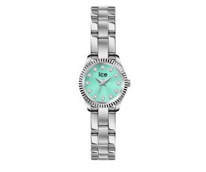 Quarzuhr ICE-WATCH "ICE mimi", silber, blau, Armbanduhren, Damen, Quarzuhr, Armbanduhr, Damenuhr, Edelstahlarmband, analog (32423728-0) silber, blau