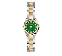 Quarzuhr ICE-WATCH "ICE mimi", silbergold, grün, Armbanduhren, Damen, Quarzuhr, Armbanduhr, Damenuhr, Edelstahlarmband, analog (24920011-0) silbergold, grün