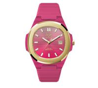 Quarzuhr ICE-WATCH "ICE power - PW7", rosa, rosa, Armbanduhren, Herren, Quarzuhr, Armbanduhr, Herrenuhr, Silikonarmband, analog, Tag (34400068-0) rosa, rosa