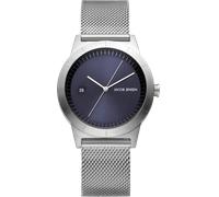 Quarzuhr JACOB JENSEN "Ascent", silberfarben, Armbanduhren, Damen, Quarzuhr, Armbanduhr, Damenuhr, Edelstahlarmband, analog, Tag (28977113-0) silberfarben