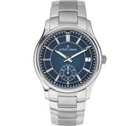 Quarzuhr JACQUES LEMANS "Derby", silber (silberfarben, blau), Armbanduhren, Herren, Quarzuhr, Armbanduhr, Herrenuhr, Edelstahlarmband, analog, Tag, kleine Sekunde (97809959-0)