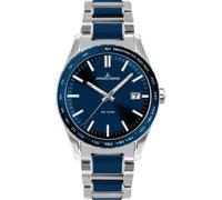 Quarzuhr JACQUES LEMANS "Liverpool", blau (silberfarben, blau), Armbanduhren, Herren, Quarzuhr, Armbanduhr,Herrenuhr,Damenuhr,Edelstahlarmband,bis 10 bar wasserd. (49941016-0)