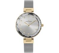 Quarzuhr JACQUES LEMANS "Milano", silber (silberfarben, goldfarben), Armbanduhren, Damen, Quarzuhr, Armbanduhr, Damenuhr, Kristallsteine, Edelstahlarmband (47137850-0)
