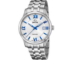 Quarzuhr JAGUAR "Acamar", silber (silberfarben, silberfarben), Armbanduhren, Herren, Quarzuhr, Armbanduhr,Herrenuhr,Damenuhr,Saphirglas,Swiss Made,Edelstahlarmband (63551250-0)