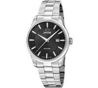 JAGUAR Swiss Made Herrenuhr Edelstahl 316L Silber - Quarz, Datum, Saphirglas - Wasserdicht 5 ATM - J1041/5 Essentia