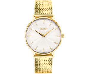 Quarzuhr JOOP, gold (goldfarben, silberfarben), Armbanduhren, Damen, Quarzuhr, Armbanduhr, Damenuhr, analog, Edelstahlarmband (67057759-0) goldfarben, silberfarben