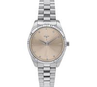 Quarzuhr JOOP, silber (silberfarben), Armbanduhren, Damen, Quarzuhr, Armbanduhr, Damenuhr, Edelstahlarmband, analog, Zirkonia (synth.) (97372633-0) silberfarben