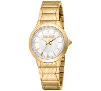 Quarzuhr JUST CAVALLI TIME "Animalier", gold (goldfarben, silberfarben), Armbanduhren, Damen, Quarzuhr, Armbanduhr, Damenuhr, Kristallsteine, analog, Edelstahlarmband (55228145-0) goldfarben, silberfa