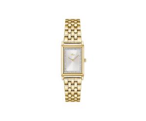 Quarzuhr LACOSTE "CATHERINE", goldfarben, Armbanduhren, Damen, Quarzuhr, Armbanduhr, Damenuhr, Edelstahlarmband, analog, Glassteine (69780560-0) goldfarben