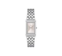 Quarzuhr LACOSTE "CATHERINE", silberfarben, Armbanduhren, Damen, Quarzuhr, Armbanduhr, Damenuhr, Edelstahlarmband, analog, Glassteine (32622118-0) silberfarben
