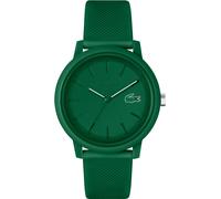 Quarzuhr LACOSTE "LACOSTE.12.12", grün, Armbanduhren, Kinder, Quarzuhr, Armbanduhr, Herrenuhr, Mineralglas, Silikonarmband (41805350-0) grün