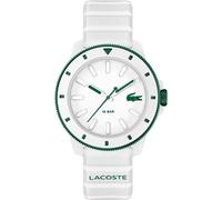 Quarzuhr LACOSTE "LACOSTE.12.12 SCUBA", weiß, Armbanduhren, Herren, Quarzuhr, Armbanduhr, Herrenuhr, Silikonarmband, analog (92019635-0) weiß