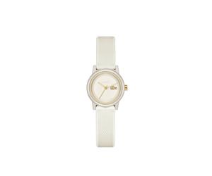 Quarzuhr LACOSTE "LACOSTE.12.12 SWIFT", beige, Armbanduhren, Damen, Quarzuhr, Armbanduhr, Damenuhr, Silikonarmband, analog (96340355-0) beige