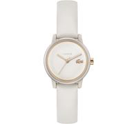 Quarzuhr LACOSTE "LACOSTE 12.12 SWIFT", weiß, Armbanduhren, Damen, Quarzuhr, Armbanduhr, Damenuhr, Lederarmband, analog (45034234-0) weiß
