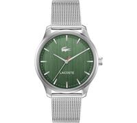 Quarzuhr LACOSTE "LISBON", silber (silberfarben), Armbanduhren, Damen, Quarzuhr, Armbanduhr, Herrenuhr, Edelstahlarmband, analog (94035403-0) silberfarben
