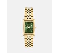 Quarzuhr LIEBESKIND BERLIN "Classic Square", gold (goldfarben, grün), Armbanduhren, Damen, Quarzuhr, Armbanduhr, Damenuhr, Edelstahlarmband, analog (88772810-0) goldfarben, grün