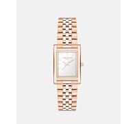 Quarzuhr LIEBESKIND BERLIN "Classic Square", roségoldfarben, weiß, Armbanduhren, Damen, Quarzuhr, Armbanduhr, Damenuhr, Edelstahlarmband, analog (90189119-0) roségoldfarben, weiß