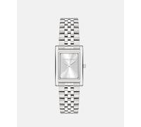 Quarzuhr LIEBESKIND BERLIN "Classic Square", silber (silberfarben, silberfarben), Armbanduhren, Damen, Quarzuhr, Armbanduhr, Damenuhr, Edelstahlarmband, analog (22817604-0) silberfarben, silberfarben