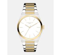 Quarzuhr LIEBESKIND BERLIN "Minimalist 48 mm", silbergoldfarben, Armbanduhren, Damen, Quarzuhr, Armbanduhr, Damenuhr, Edelstahlarmband, analog (74952631-0) silbergoldfarben