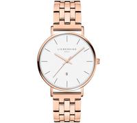 Quarzuhr LIEBESKIND BERLIN, roségoldfarben, Armbanduhren, Damen, Quarzuhr, Armbanduhr, Damenuhr, analog, Edelstahlband, Datum (11911121-0) roségoldfarben