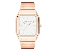 Quarzuhr LIEBESKIND BERLIN "The Modern Staple", roségoldfarben, Armbanduhren, Damen, Quarzuhr, Armbanduhr, Damenuhr, Edelstahlarmband, analog (29525526-0) roségoldfarben