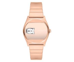 Quarzuhr LIEBESKIND BERLIN "Vinyl Vision", rosa (roségoldfarben), Armbanduhren, Damen, Quarzuhr, Armbanduhr, Damenuhr, Edelstahlarmband, analog (92756641-0) roségoldfarben