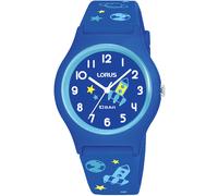 Quarzuhr LORUS, blau, Armbanduhren, Kinder, Quarzuhr, Armbanduhr, Kinderuhr, Erde, Weltall, Silikonarmband, Geschenk (87965511-0) blau