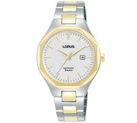 Quarzuhr LORUS "Classic Quarz", gold (silberfarben, goldfarben), Armbanduhren, Damen, Quarzuhr, Armbanduhr, Damenuhr, Edelstahlarmband, analog, Tag (14810844-0) silberfarben, goldfarben