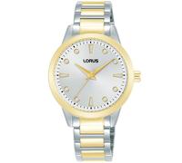 Quarzuhr LORUS "Classic Quarz", gold (silberfarben, goldfarben), Armbanduhren, Damen, Quarzuhr, Armbanduhr, Damenuhr, Edelstahlarmband, analog (49976436-0) silberfarben, goldfarben