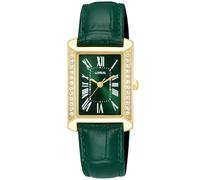 Quarzuhr LORUS "Classic Quarz", grün, goldfarben, Armbanduhren, Damen, Quarzuhr, Armbanduhr, Damenuhr, Lederarmband, analog (83146253-0) grün, goldfarben