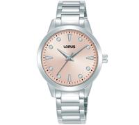 Quarzuhr LORUS "Classic Quarz", rosa (silberfarben, rosé), Armbanduhren, Damen, Quarzuhr, Armbanduhr, Damenuhr, Edelstahlarmband, analog (72156832-0) silberfarben, rosé