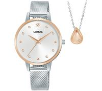 Quarzuhr LORUS "Classic", silber (silberfarben), Armbanduhren, Damen, Quarzuhr, Armbanduhr, Damenuhr, Edelstahlarmband, Ideal auch als Geschenk (54947808-0)