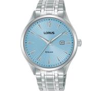 Quarzuhr LORUS, grün, silberfarben, Armbanduhren, Herren, Quarzuhr, Armbanduhr, Herrenuhr, Edelstahlarmband, analog, Tag (44845017-0)