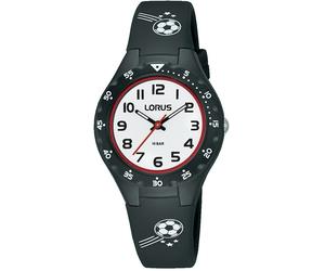 Quarzuhr LORUS "Kids", schwarz, Armbanduhren, Kinder, Quarzuhr, Armbanduhr, Kinderuhr, Fußball, Geschenkidee, Geburtstag, Schulanfang (51927426-0) schwarz
