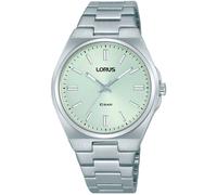 Quarzuhr LORUS, silber (silberfarben, hellgrün), Armbanduhren, Damen, Quarzuhr, Armbanduhr, Damenuhr, Edelstahlarmband, analog, Leuchtindizes (59732301-0)