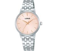 Quarzuhr LORUS, silber (silberfarben, rosé), Armbanduhren, Damen, Quarzuhr, Armbanduhr, Damenuhr, Edelstahlarmband, analog (25702360-0) silberfarben, rosé