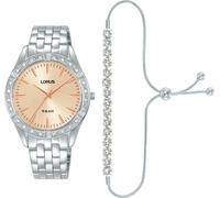 Quarzuhr LORUS, silber (silberfarben, roségoldfarben), Armbanduhren, Damen, Quarzuhr, Armbanduhr, Damenuhr, Edelstahlarmband, Ideal auch als Geschenk (95805222-0)