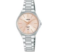 Quarzuhr LORUS, silber (silberfarben, roségoldfarben), Armbanduhren, Damen, Quarzuhr, Armbanduhr, Damenuhr, Saphirglas Edelstahlarmband (94199912-0)
