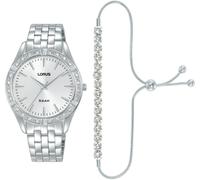 Quarzuhr LORUS, silber (silberfarben, weiß), Armbanduhren, Damen, Quarzuhr, Armbanduhr, Damenuhr, Edelstahlarmband, Ideal auch als Geschenk (44765359-0)