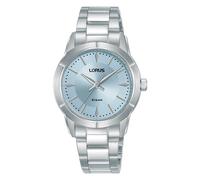 Quarzuhr LORUS, silberfarben, hellblau, Armbanduhren, Damen, Quarzuhr, Armbanduhr, Damenuhr, Edelstahlarmband, analog (29105558-0) silberfarben, hellblau