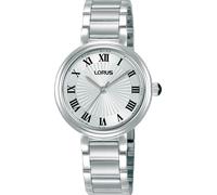 Quarzuhr LORUS, silberfarben, schwarz, Armbanduhren, Damen, Quarzuhr, Armbanduhr, Damenuhr, Edelstahlarmband, analog (71319155-0)