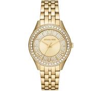 Quarzuhr MICHAEL KORS "HARLOWE", gold (goldfarben), Armbanduhren, Damen, Quarzuhr, Armbanduhr, Damenuhr, analog, Edelstahlarmband (15237751-0) goldfarben
