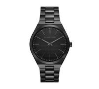 Quarzuhr MICHAEL KORS "LENNOX", schwarz, Armbanduhren, Herren, Quarzuhr, Armbanduhr, Herrenuhr, Edelstahlarmband, analog (89087720-0) schwarz