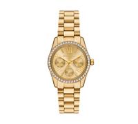 Quarzuhr MICHAEL KORS "LEXINGTON", gelbgoldfarben, goldfarben, Armbanduhren, Damen, Quarzuhr, Armbanduhr, Damenuhr, Edelstahlarmband, analog, Tag, Wochentag (78964563-0) gelbgoldfarben, goldfarben