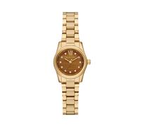 Quarzuhr MICHAEL KORS "LEXINGTON", gold (gelbgoldfarben, braun), Armbanduhren, Damen, Quarzuhr, Armbanduhr, Damenuhr, Edelstahlarmband, analog, Glassteine (36495259-0) gelbgoldfarben, braun